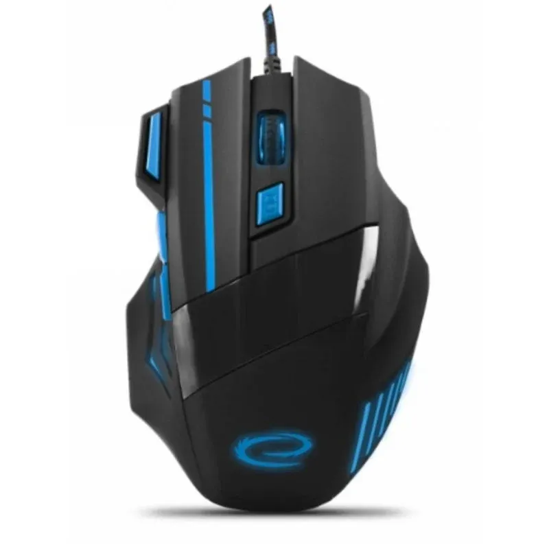 Esperanza EGM201B Rato Gaming USB 2400 DPI com Iluminação e 7 Botões Preto/Azul