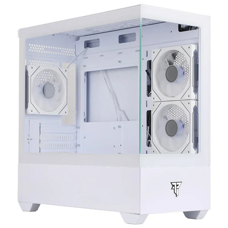 Caixa de Computador Tempest Compact Lumina ARGB M-ATX Vidro Temperado USB 3.0 Branco