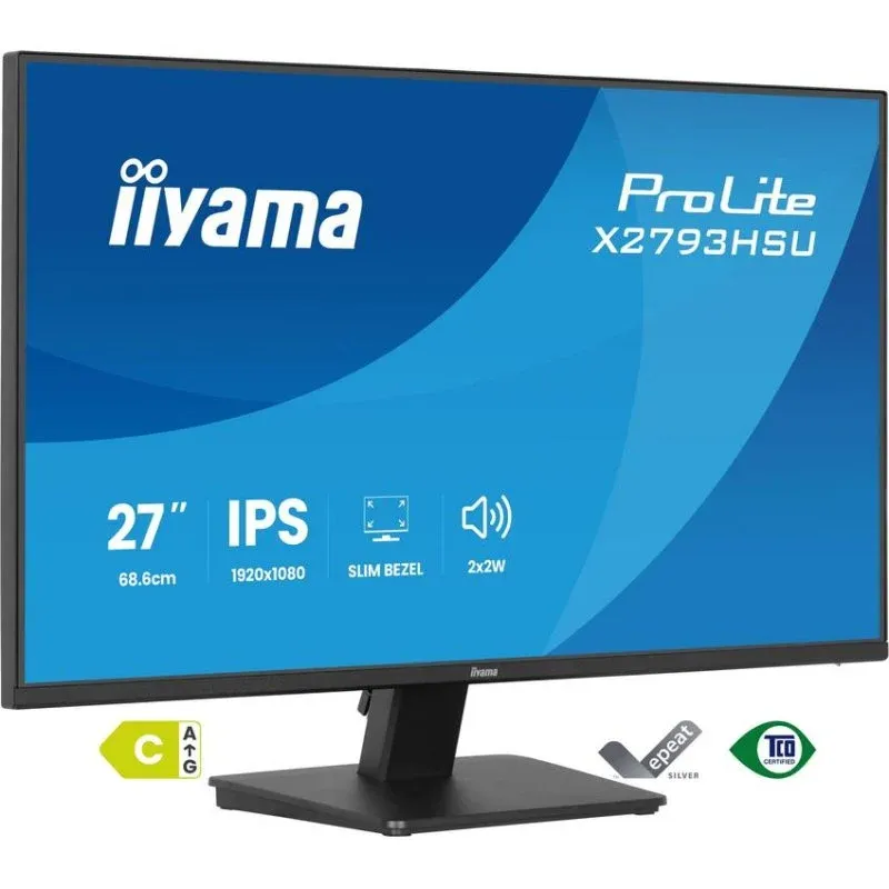 Monitor iiyama ProLite X2793HSU-B1 27" FullHD 120Hz IPS USB Altifalantes 1ms