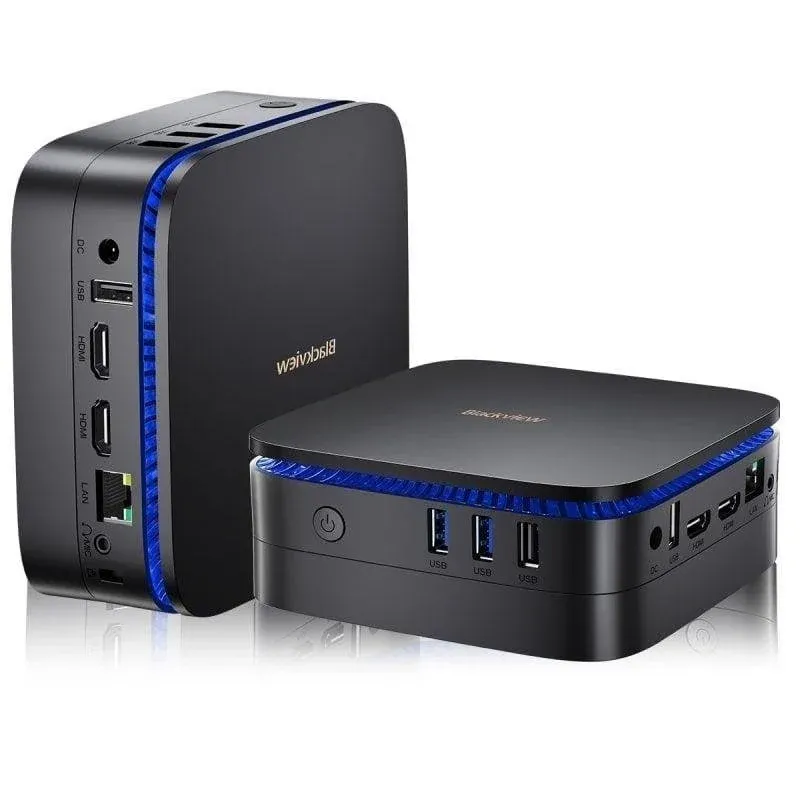 Mini PC Blackview MP60 Intel Celeron N150/16GB/512GB SSD/UHD Graphics/Windows 11 Pro Preto
