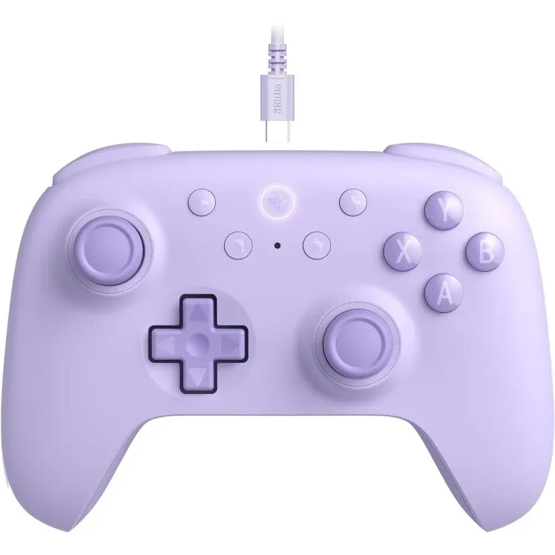 Comando 8BitDo Ultimate 2C roxo USB tipo C para PC e Android com vibração