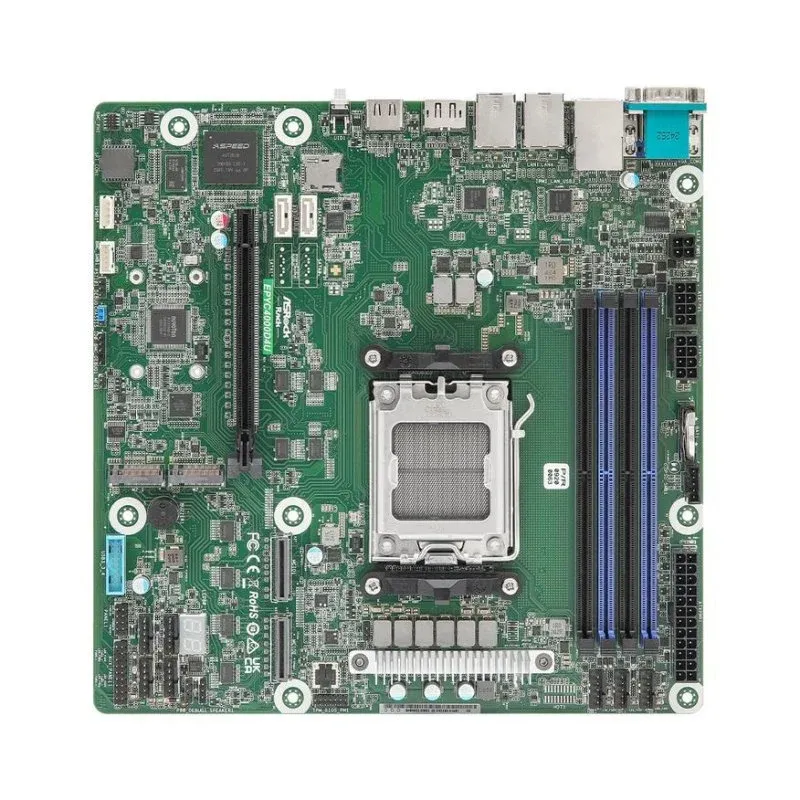 ASRock EPYC4000D4U Motherboard Micro-ATX KNOLL3 X300 Socket AM5 DDR5 IPMI VGA HDMI DisplayPort ECC Server