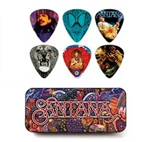 Palhetas Signature Jim Dunlop Santana Medium