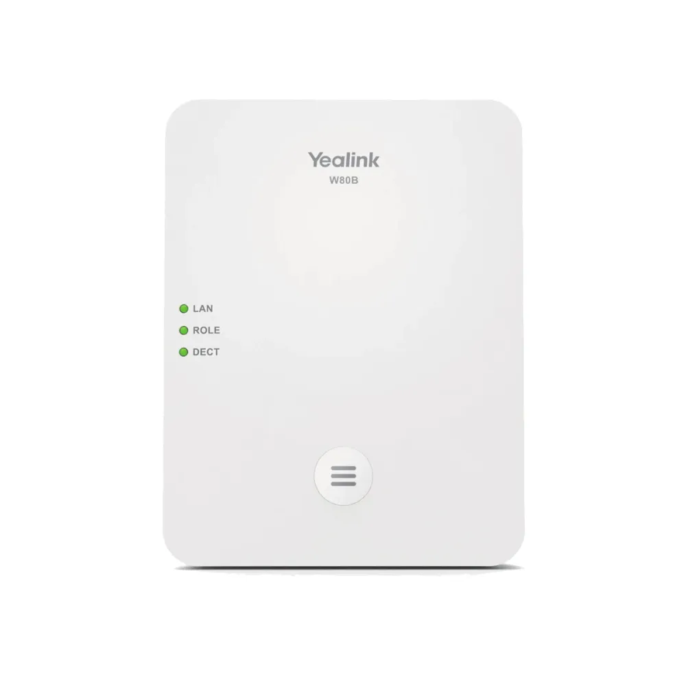 Estação Base Dect Yealink W80B Branca