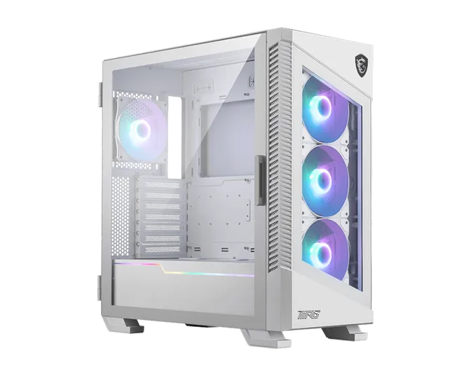 Caixa E-ATX MSI MPG VELOX 100R ARGB Vidro Temperado Branca
