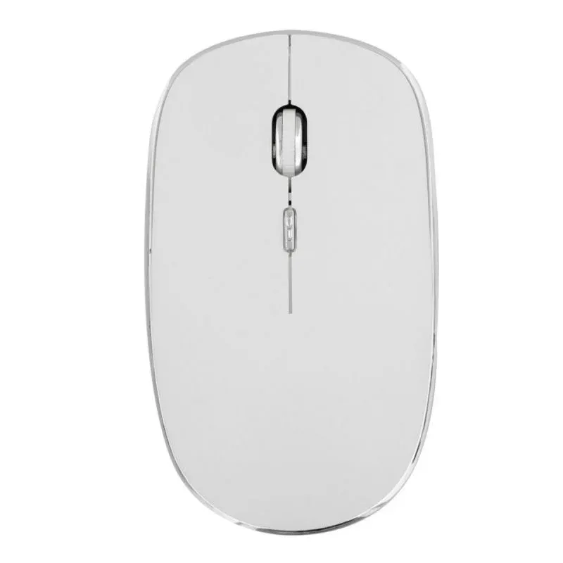 T'nB MWRUBBY1 Rato Ambidestro Sem Fios com 1600 DPI e Cliques Silenciosos Prateado/Branco