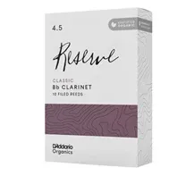 Palheta Clarinete Sib 4.5 Daddario Reserve Classic Organics Filed