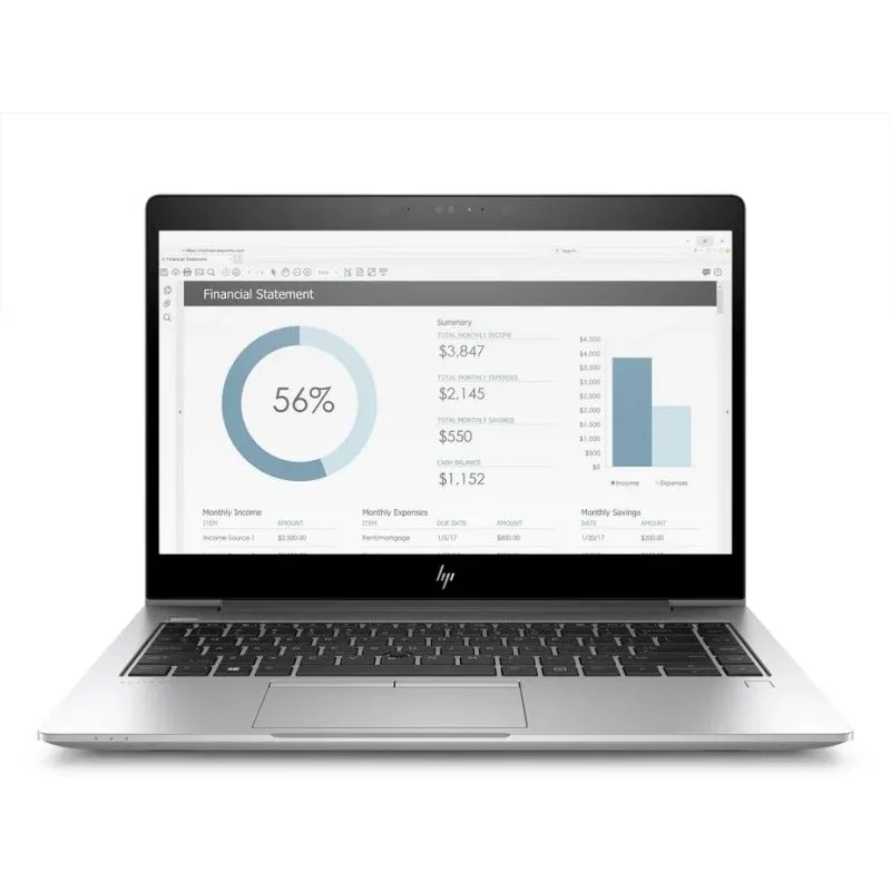 Portátil HP EliteBook 840 G5 14" Intel Core i5-8350U 8GB 256GB SSD UHD Graphics 620 Windows 10 Pro
