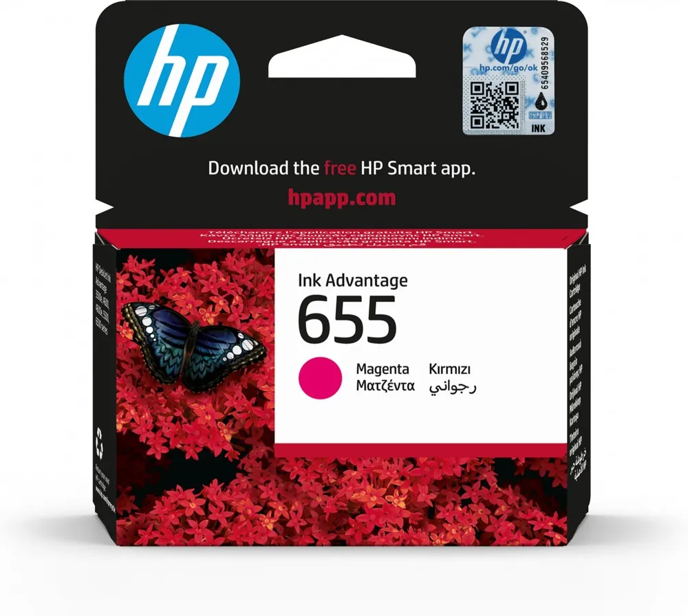 HP 655 Magenta Original Ink Advantage Cartridge CZ111AE#BHK