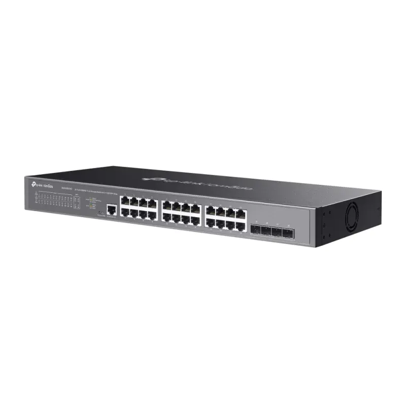 Switch TP-LINK OMADA 24 Portas 2.5G BASE-T L2+ MANAGED com 4 10GE SFP+ SLOTS