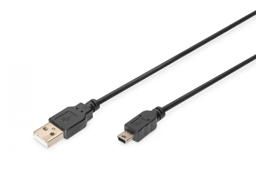 Digitus AK-300130-030-S Cabo USB A para Mini B 3m AK-300130-030-S