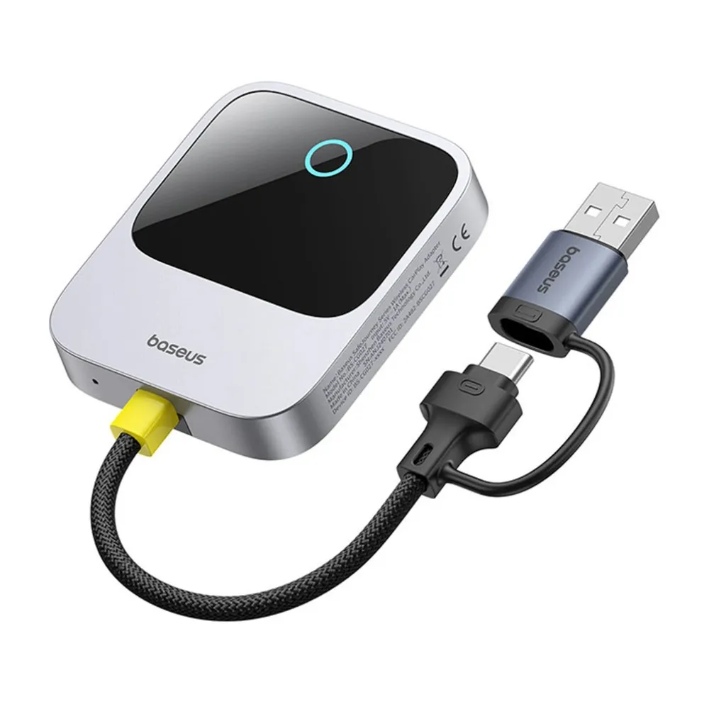 Adaptador Baseus Safe Journey CarPlay para iPhone
