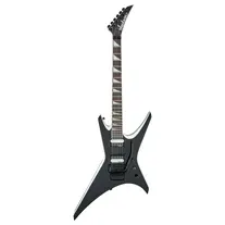 Jackson JS Series Warrior JS32 AH Black with White Bevels