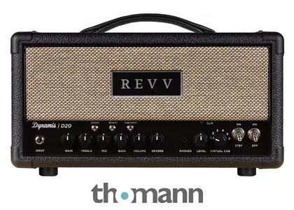 Revv D20 Amp Head BK MK2