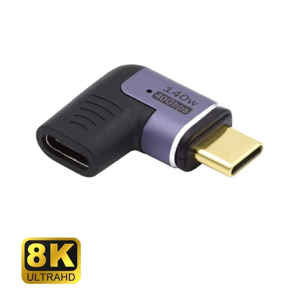 Adaptador Angular Magnético Ewent EC1048 USB-C/USB-C 140W