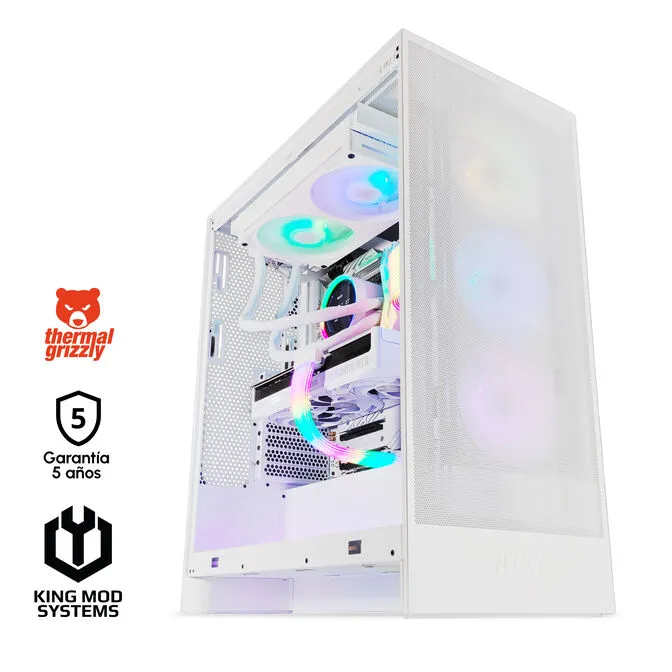 Computador King Mod Gamer-PC NZXT Ryzen 7 9800X3D 32GB DDR5 2TB RTX 5080 WiFi W11