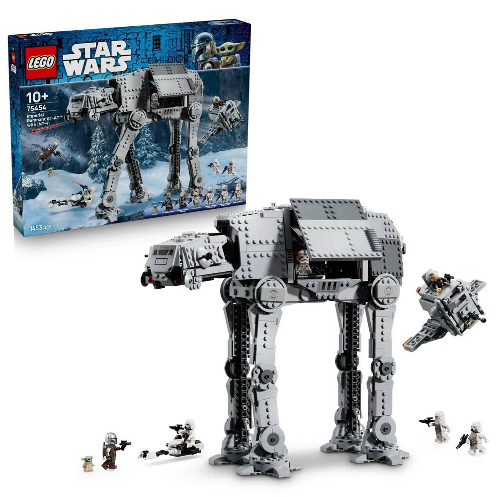 LEGO Star Wars: AT-AT de Remnant Imperial com INT-4 | Idades 10+ | 1453 Peças | Item 75454