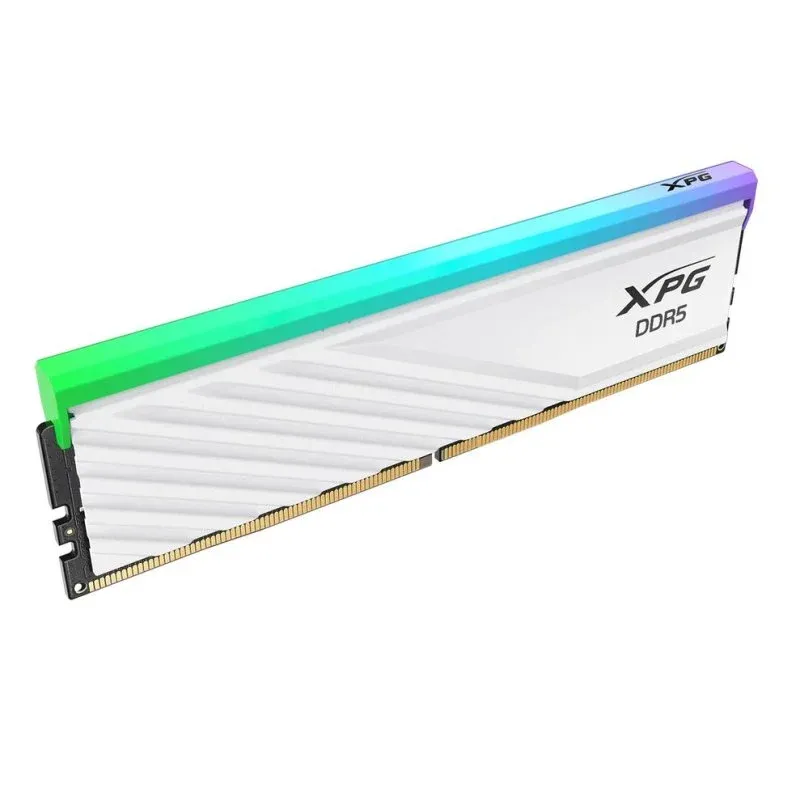 Memória RAM ADATA XPG Lancer Blade RGB 8GB 1x8GB DDR5 5600MHz CL46 Branco AMD EXPO Intel XMP