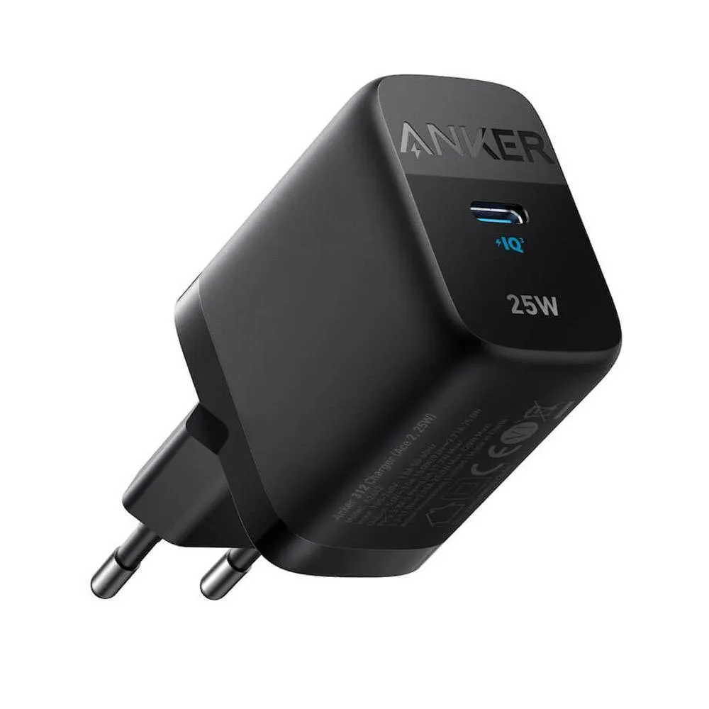 Carregador Anker 312 (Ace 2) Charger USB-C 25W Preto