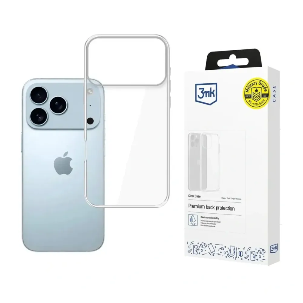 Capa ClearCase 3MK iPhone 17 Pro Max