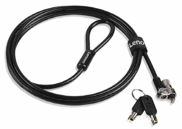 Lenovo 4Z10P40247 cadeado antirroubo Preto 1,8 m 4Z10P40247
