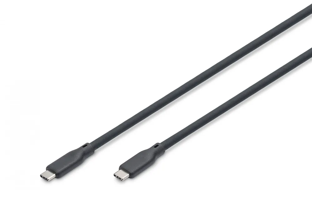 Cabo de conexão em silicone USB-C para USB-C, USB 4 AK-300344-005-S
