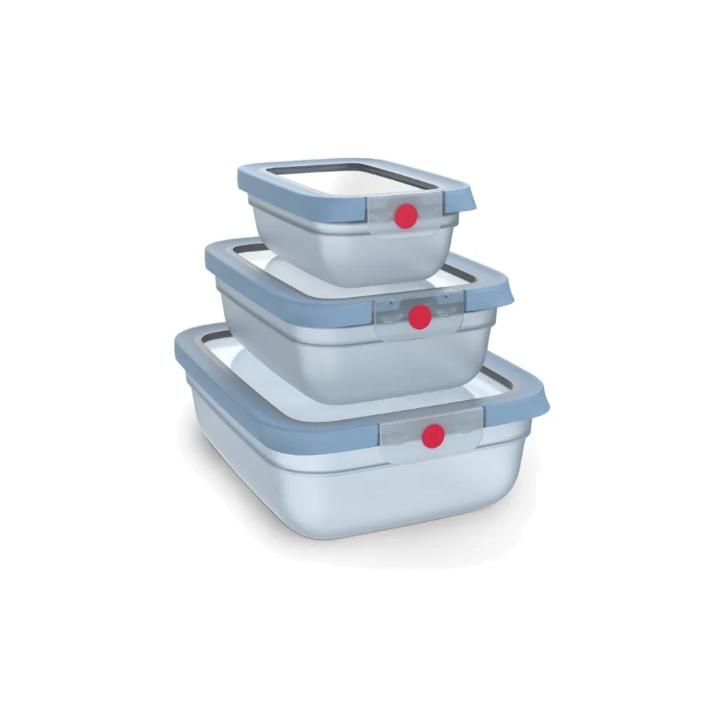 CAIXA HERMÉTICA PLÁSTICO TEFAL 0,5L + 1,2L + 2,3L – N1230210