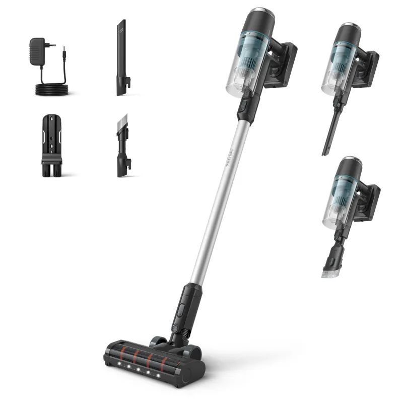 Aspirador PHILIPS XC3031/01 (25,2V - 60min - Azul)