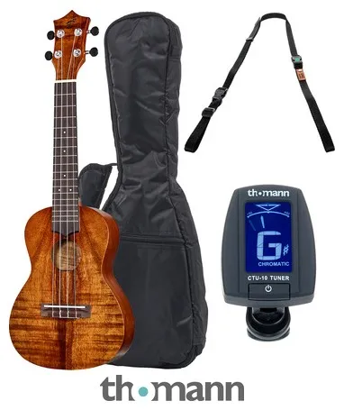 Harley Benton Koa Kahuna Scout Ukulele Set