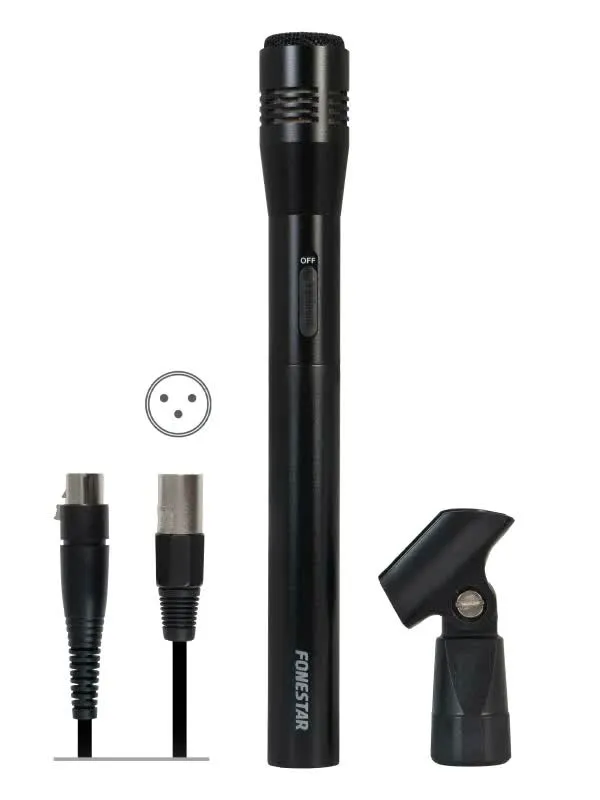 Microfone de condensador de mão unidirecional - FCM-451B