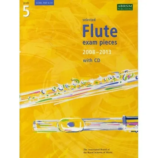 ABRSM LIVRO Flute Exam Pieces Grade 5 2008 2013 (com CD)