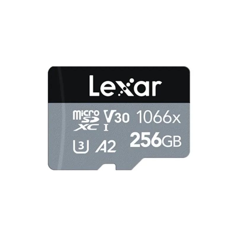 Cartão de Memoria MICRO SDXC 256GB LEXAR UHS-I U3 CL.10 V30 A1 RD-160MB 1066X
