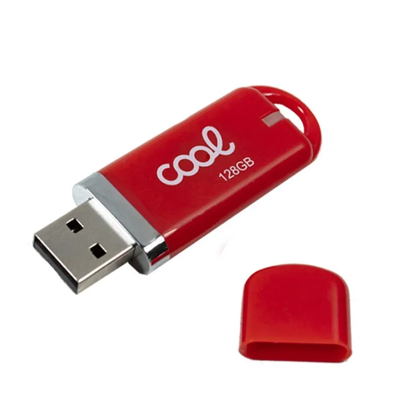 Cool Cover Pen Drive USB 2.0 128GB Vermelho