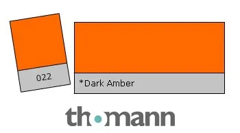 Lee Colour Filter 022 Dark Amber