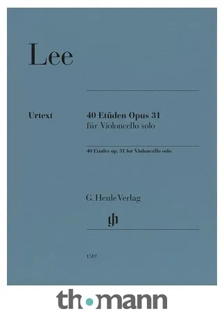 Henle Verlag Lee 40 Etüden op. 31