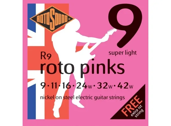 Rotosound Nickel Super Light R9 9-42