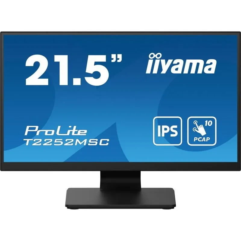 iiyama ProLite T2252MSC-B2 Monitor 21.5" IPS Full HD com Altifalantes e Painel Tátil