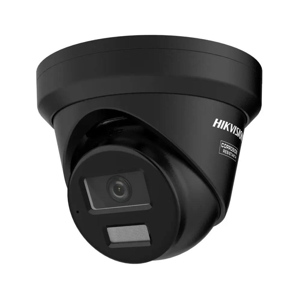 Câmara de Segurança IP Hikvision Pro Turret 4MP 2.8/4mm Acusense Preta