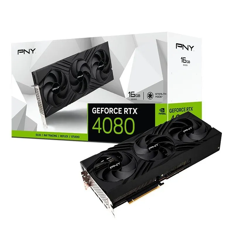 Placa Gráfica PNY GeForce RTX 4080 VERTO Triple Fan 16GB GDDR6X