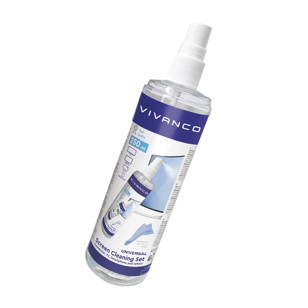 Kit Limpeza VIVANCO Pano + Spray 250ML
