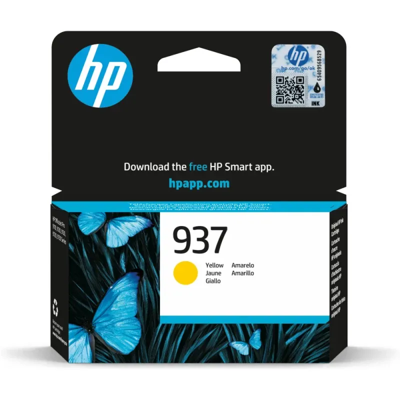Tinteiro HP 937 Amarelo Original
