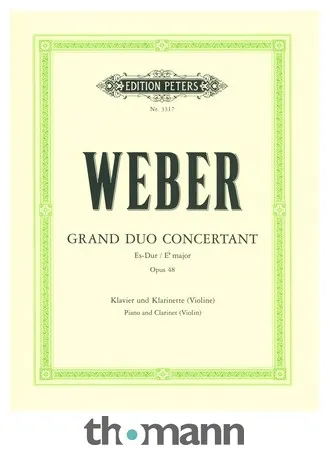 Edition Peters Weber Grand Duo Concertant