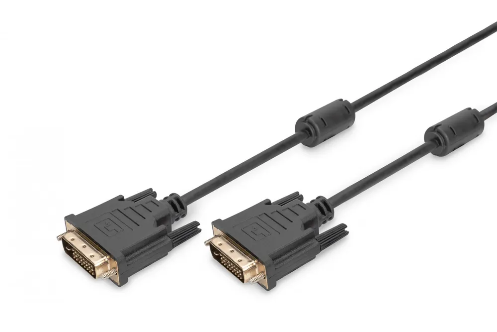 Digitus AK-320101-100-S cabo DVI 10 m DVI-D Preto AK-320101-100-S