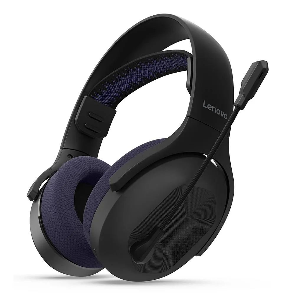 Headset Lenovo Legion H410 Wireless Gaming PC, PS5, PS4, Legion Go, Nintendo Switch, Steam Deck Preto