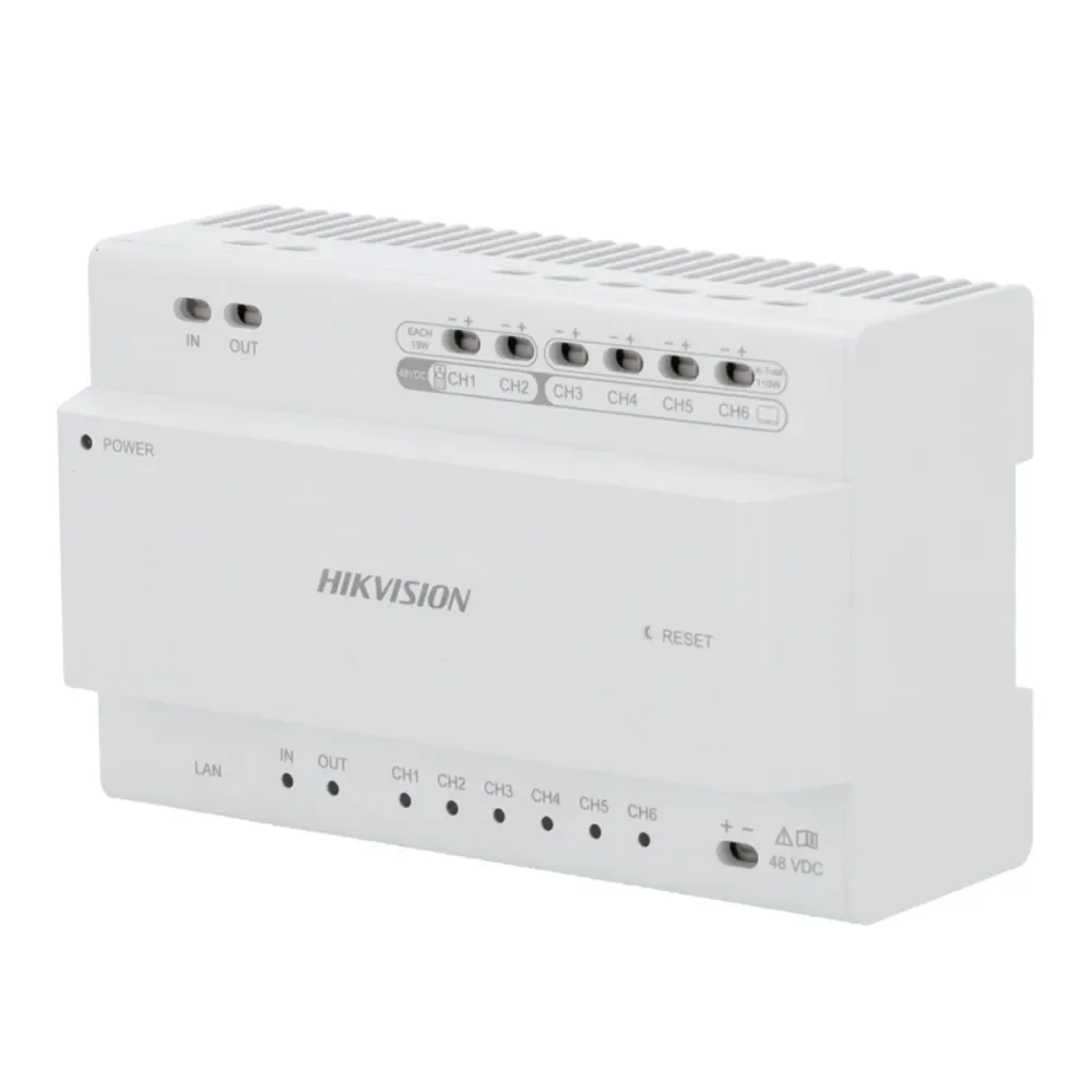 Distribuidor para Edifício Hikvision 6 Grupos 2 Fios HD para DS-KAD7060EY