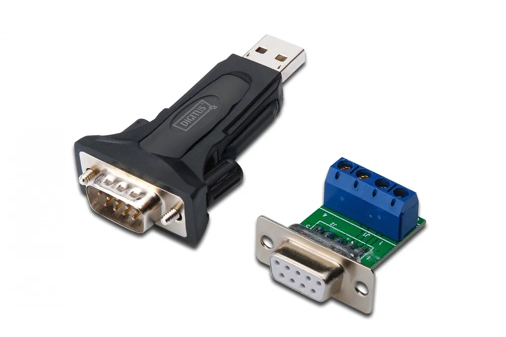 Digitus DA-70157 adaptador para cabos USB 2.0 RS-485 Preto DA-70157