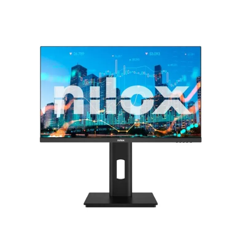 Nilox NXM27R2K1201 Monitor 27" 2K 120Hz IPS VESA com Altifalantes e Altura Ajustável Preto