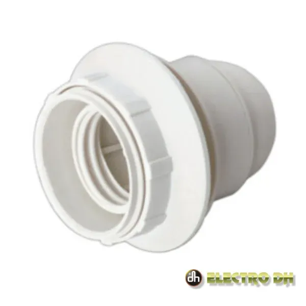 Casquilho Para Lâmpada E14 Branco Electro Dh