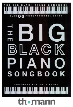 Wise Publications The Big Black Piano Songbook