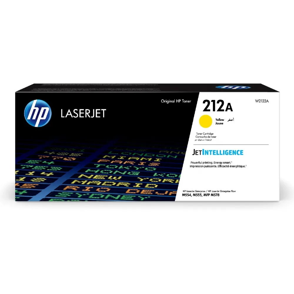 Toner Original HP 212A Amarelo - W2122A